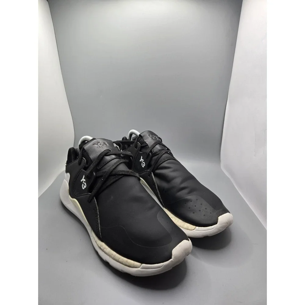 Adidas Y-3 QR Run Black White Sneakers Men's Size‎ 8 Yohji Yamamoto